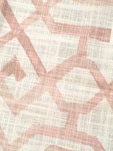 Blush curtains Roman shades CUSTOM size trellis pink roman shades quatrefoil window shade window valence rose linen roman shade pale pink