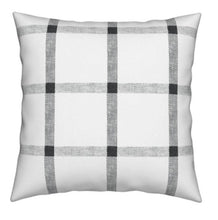 Modern Farmhouse Roman shades CUSTOM fabric QUICK SHIP buffalo plaid roman shades check kitchen relaxed flat roman blinds window linen shade