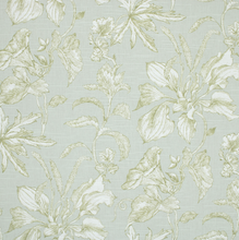 Aqua curtains blue green curtains mist leaves curtains jacobean flower drapes curtains custom curtain panel light blue bedroom curtains