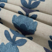 Blue Thibaut curtains Temecula curtains embroidered drapes curtain panels blue and white ikat curtains thibaut drapery blue chinoiserie navy