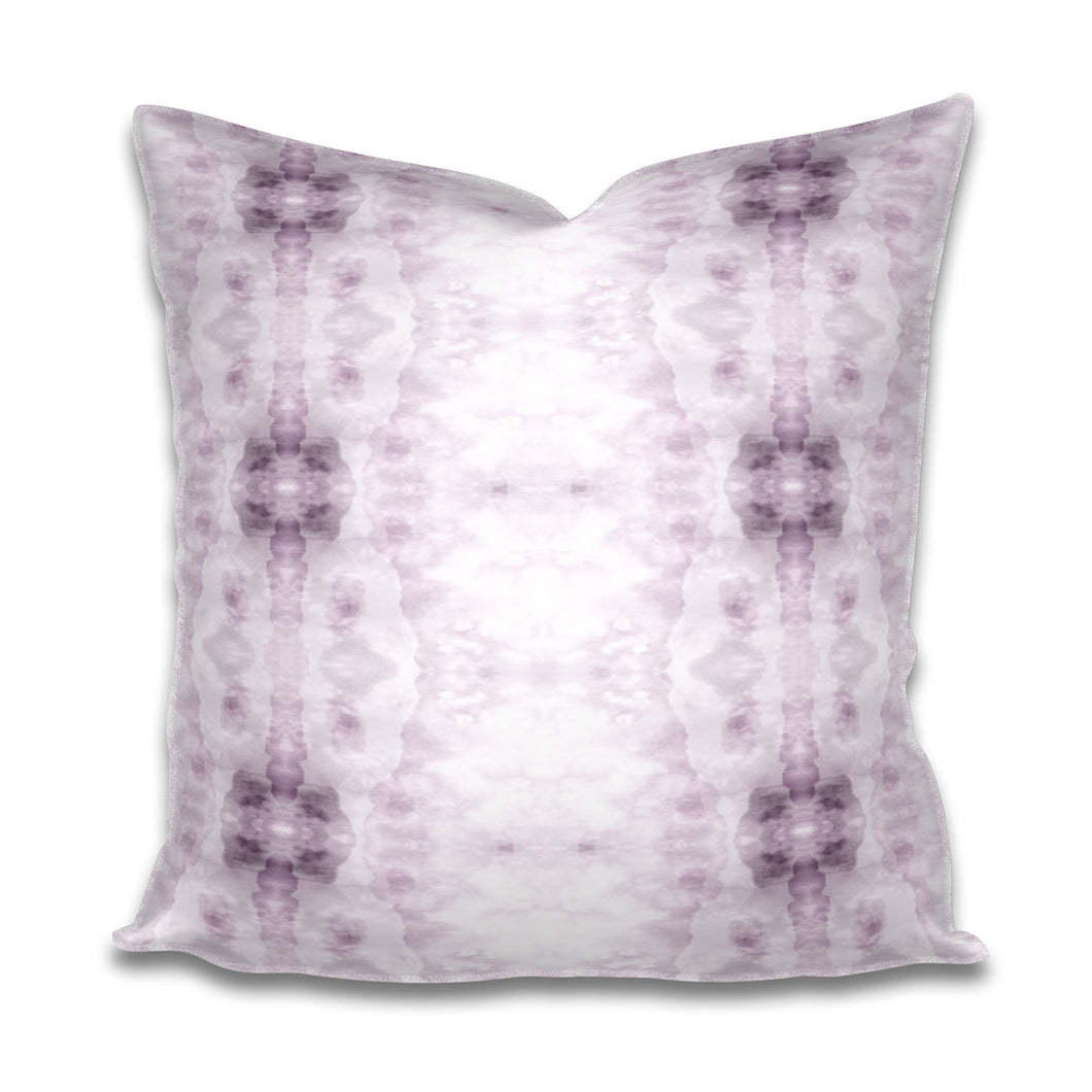 QUICK SHIP Lavender pillow Light purple Pillow Soft lavender and White Pillow Subtle Cotton or Belgian Linen Long Watercolor violet lumbar