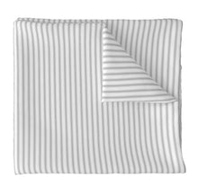 French Ticking Roman Shades CUSTOM size striped roman shades kitchen window shades grey stripe roman shade stripes ticking window shade blue