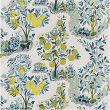 ROMAN SHADES CUSTOM Schumacher Citrus Garden window shade valence kitchen valance citrus garden primary or pool lemons oranges bright yellow