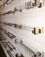 Lucite Curtain Rod CUSTOM CUT Brass Gold Curtain Rectangle Acrylic Curtain Rod gold curtain rod clear curtain lucite rod
