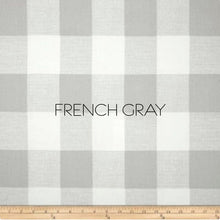 Modern Farmhouse Roman Shades QUICK SHIP buffalo plaid roman shades grey check kitchen window shades gingham roman shades black check window