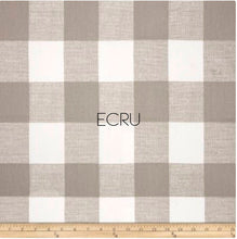 Modern Farmhouse Roman Shades QUICK SHIP buffalo plaid roman shades grey check kitchen window shades gingham roman shades black check window