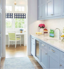 Modern Farmhouse Roman Shades QUICK SHIP buffalo plaid roman shades navy check kitchen window shades gingham roman shades black check window