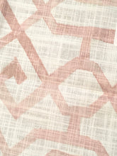 Blush curtains Roman shades CUSTOM size trellis pink roman shades quatrefoil window shade window valence rose linen roman shade pale pink