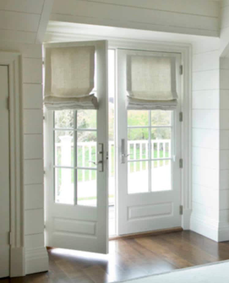 Roman shades for french doors shades for door linen natural white offwhite ivory roman shade bathroom relaxed linen roman blinds for door
