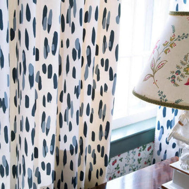 Blue Dot Curtains blue green curtains robert allen curtains mill reef indigo curtains drapes navy dots curtain panel navy drops blue dots