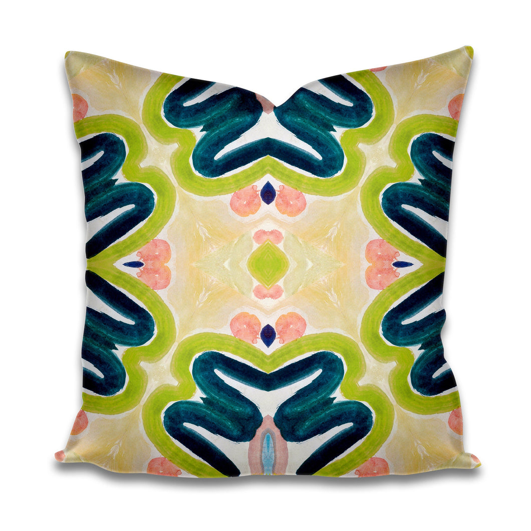 Lime green lumbar pillow hotsell