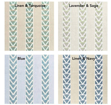 Thibaut Burton Stripe Roman Shade custom sizes all colors linen fabric shade curtains trim stripe shade window custom cordless shade aqua