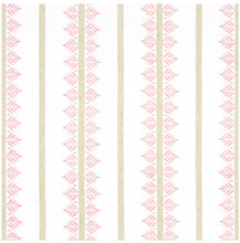 Thibaut Fern Stripe Roman Shade custom sizes all colors linen blush fabric shade curtains trim stripe shade window custom cordless shade