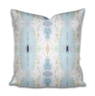 NEW Light blue navy ivory pillow Palm Beach accent pillow art deco pillow design pillow soft soothing sorbet soft blue lumbar all sizes