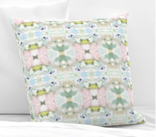 NEW IMMEDIATE SHIP Pink green blue pillow mist blue chartreuse accent pillow chinoiserie pastel design pillow greens pinks aqua lumbar laura park pillow laura park brooks avenue martini olives pillow laura park dupe