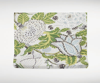 Thibaut Roman shade Mitford roman shade green and white Aqua beige window shade bedroom roman blinds window floral roman shades blinds