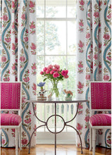 Thibaut Ribbon Floral Curtains Large Floral curtains custom thibaut drapes drapery extra long custom size extra wide chinoiserie pink floral