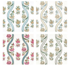Thibaut Ribbon Floral Curtains Large Floral curtains custom thibaut drapes drapery extra long custom size extra wide chinoiserie pink floral