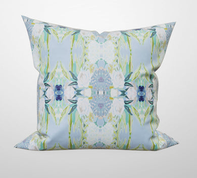 Blue green navy pillow spa blue chartreuse accent pillow chinoiserie pastel design pillow greens blues aqua lumbar pillow 22x22 20x20 soft