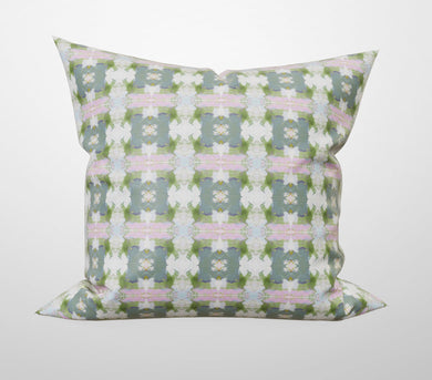 Green and Pink pillow blue green pillow lumbar purple blue pillow cover blue pillow cover 20x20 14x20 and 18x18 pillows painterly spa blue