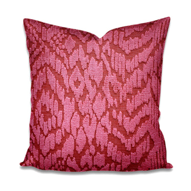 Watermelon Punch cut velvet pillow fuchsia watermelon pink punch pink super soft luxurious rich pink velvet pillow candy pink raspberry pink