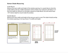 Thibaut Fern Stripe Roman Shade custom sizes all colors linen blush fabric shade curtains trim stripe shade window custom cordless shade