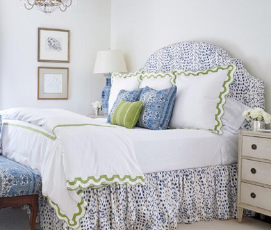 Les Touches King Bedskirt