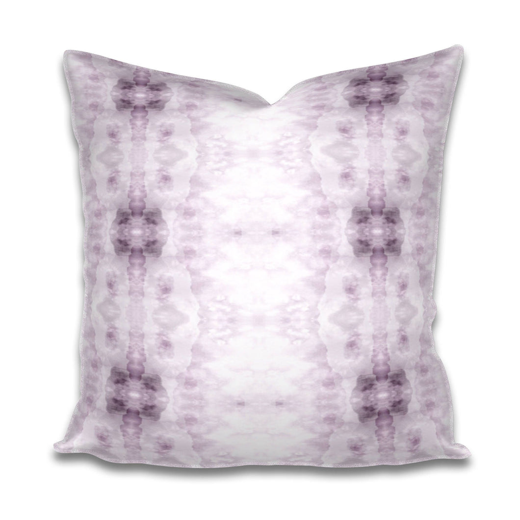 QUICK SHIP Lavender pillow Light purple Pillow Soft lavender and White Pillow Subtle Cotton or Belgian Linen Long Watercolor violet lumbar