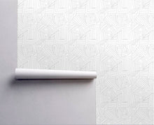Removable Wallpaper Black white lines Peel & Stick wallpaper Self Adhesive Temporary Decal linear stripes modern boho wallpaper apartment