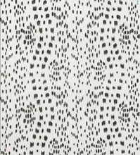 Brunschwig and Fils curtains Les Touches curtains les touches drapes curtain panels dalmation print black and white blue and white dots