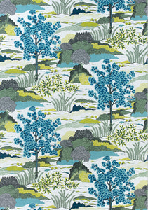 THIBAUT CURTAINS thibaut DAINTREE fabric oriental curtains blue green curtains blue green curtains thibaut drapes oriental drapes asian pink