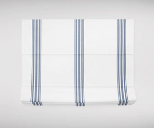 Blue french ticking Roman shades blue and white roman shade navy blue various colors roman shade bedroom roman blinds blue stripe shade