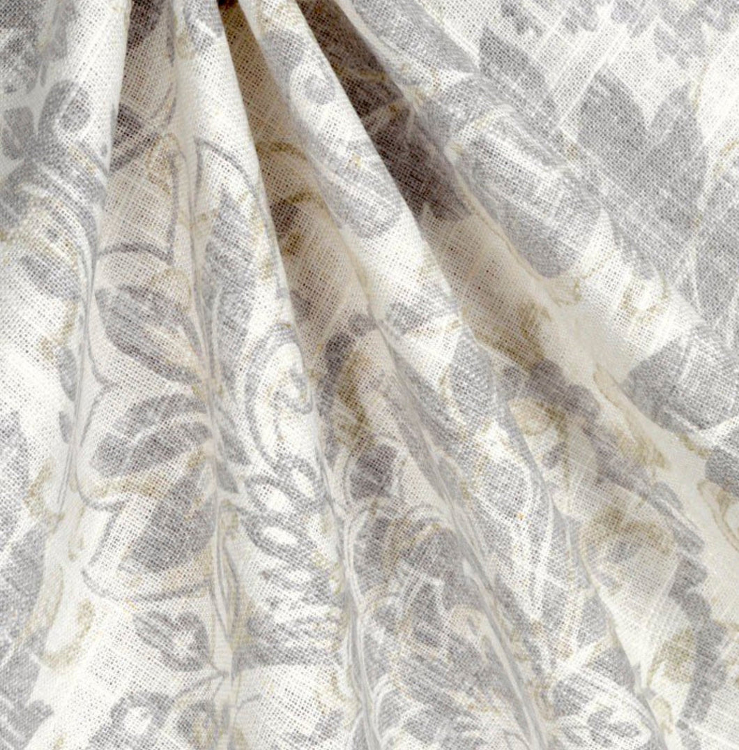 French grey curtains linen country farmhouse curtains shabby chic curtains custom curtain panel grey linen curtains light grey curtains gray