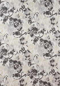 Grey floral curtains gray beige curtains THIBAUT curtains curtain panels light cream colored drapes black ivory curtains living room curtain