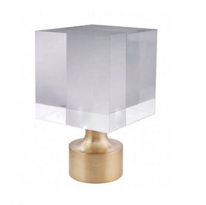 Lucite Finial Lucite Rod End Cap Endcap Brass Curtain Rod Finial Brass Rectangle Gold Curtain Square Rectangle Acrylic Finial Curtain clear