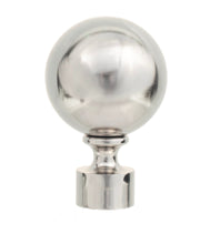Curtain Rod round ball Finial Lucite Rod End Cap Endcap Brass Curtain Rod Finial Brass curtain finial Curtain Round Acrylic Finial Curtain
