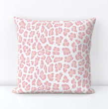 Blush Pink leopard pillow pink dots pillow lumbar pink blush pillow cover petal pink pillow cover 20x20 14x20 and 18x18 pillows pink cheetah