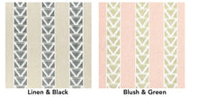 Thibaut Burton Stripe Roman Shade custom sizes all colors linen fabric shade curtains trim stripe shade window custom cordless shade aqua