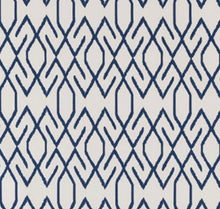 Navy Roman shade blue faux roman valence window shade blue faux roman shade modern shade valance thibaut fabric transitional